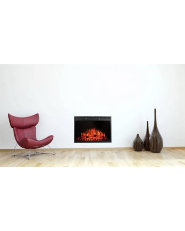 CHEMINÉE ÉLECTRIQUE ENCASTRABLE LISA 70CM - 900/1800 W