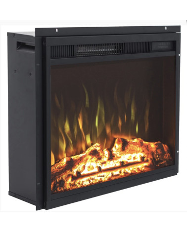 CHEMINÉE ÉLECTRIQUE ENCASTRABLE LISA 60CM - 900/1800 W