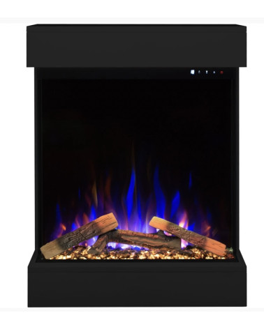 CHEMINÉE ÉLECTRIQUE MURALE DAVID BLANC - 750/1500W